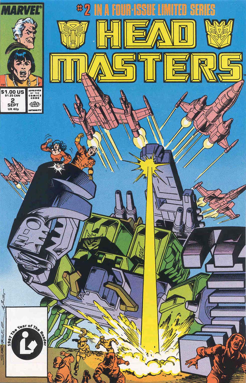 Read online The Transformers: Headmasters comic -  Issue #2 - 1