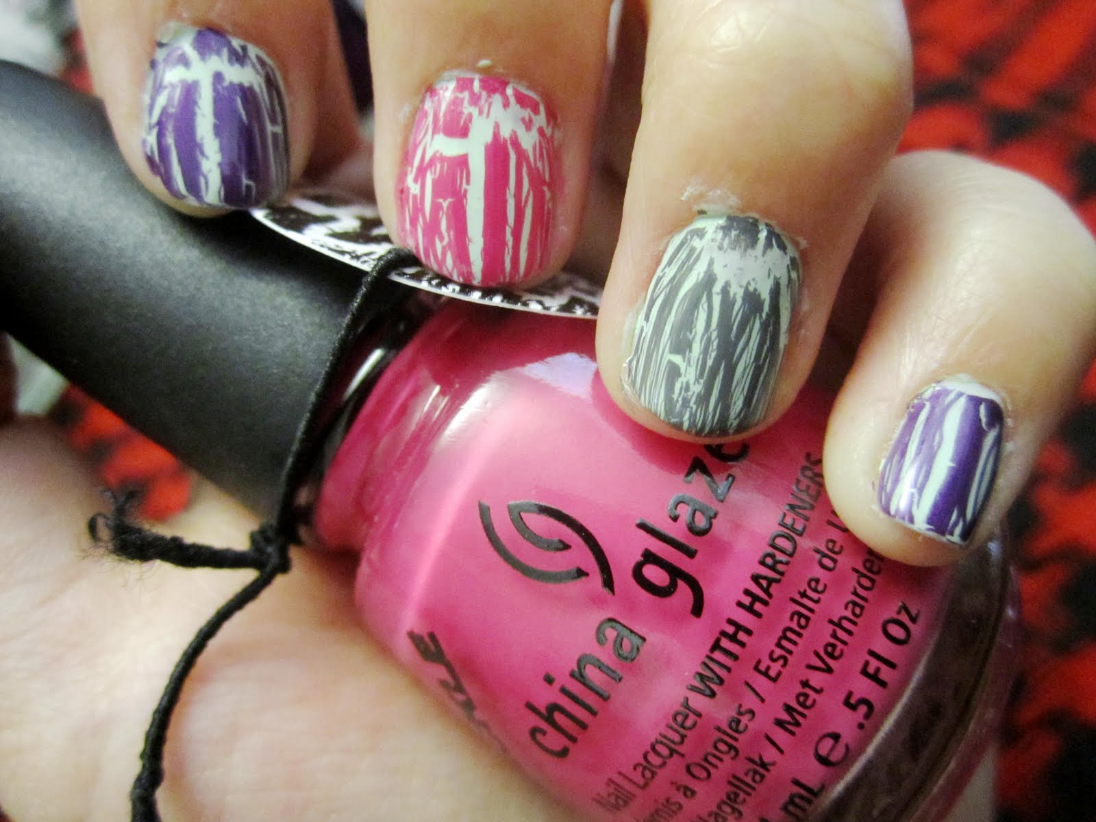 2. China Glaze Crackle Nail Polish in Crushed Candy - wide 4