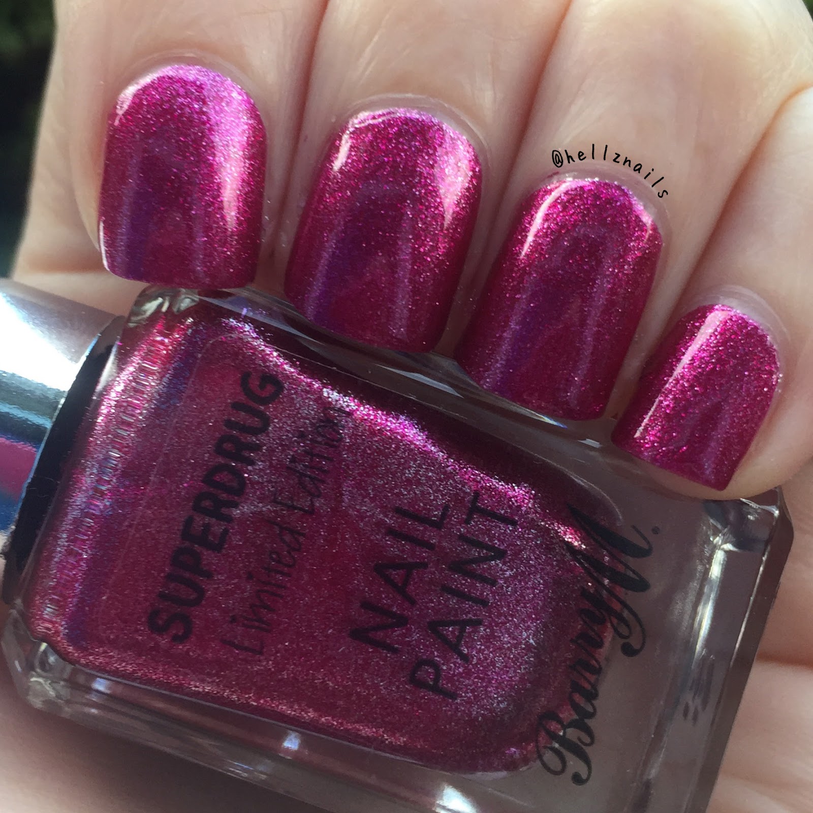 Barry M Superdrug limited edition nail polishes Hellz nails