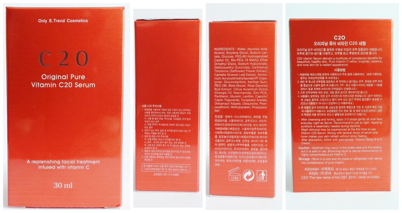 [C20] Original Pure Vitamin C20 Serum Korean Beauty Dream