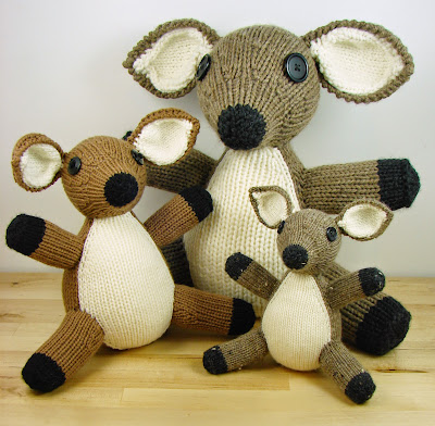 fawn, deer, doe, pattern, knit picks, three sizes, woodland, knit, toy, stuffed