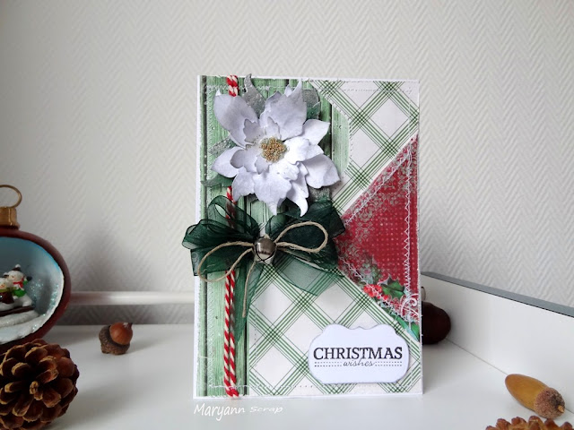 Maryann Scrapbooking: Première carte de Noël 2017 Maryann Scrapbooking: Première carte de Noël 2017