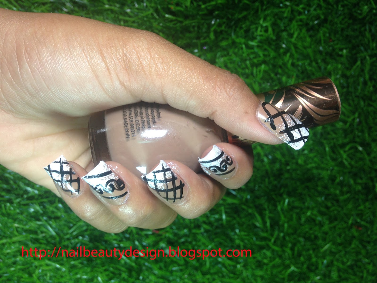 beauty nail art design