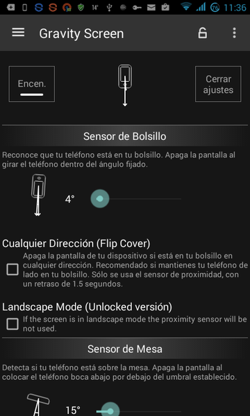 Gravity Screen Como mantener pantalla encendida mientras usas tu tablet o smartphone