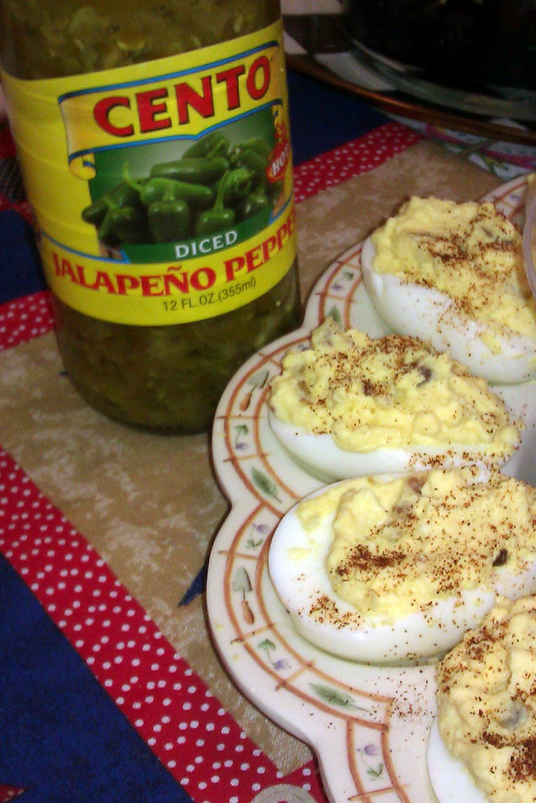 Food Wine Fun Texas Bound and Deviled Eggs Diablo