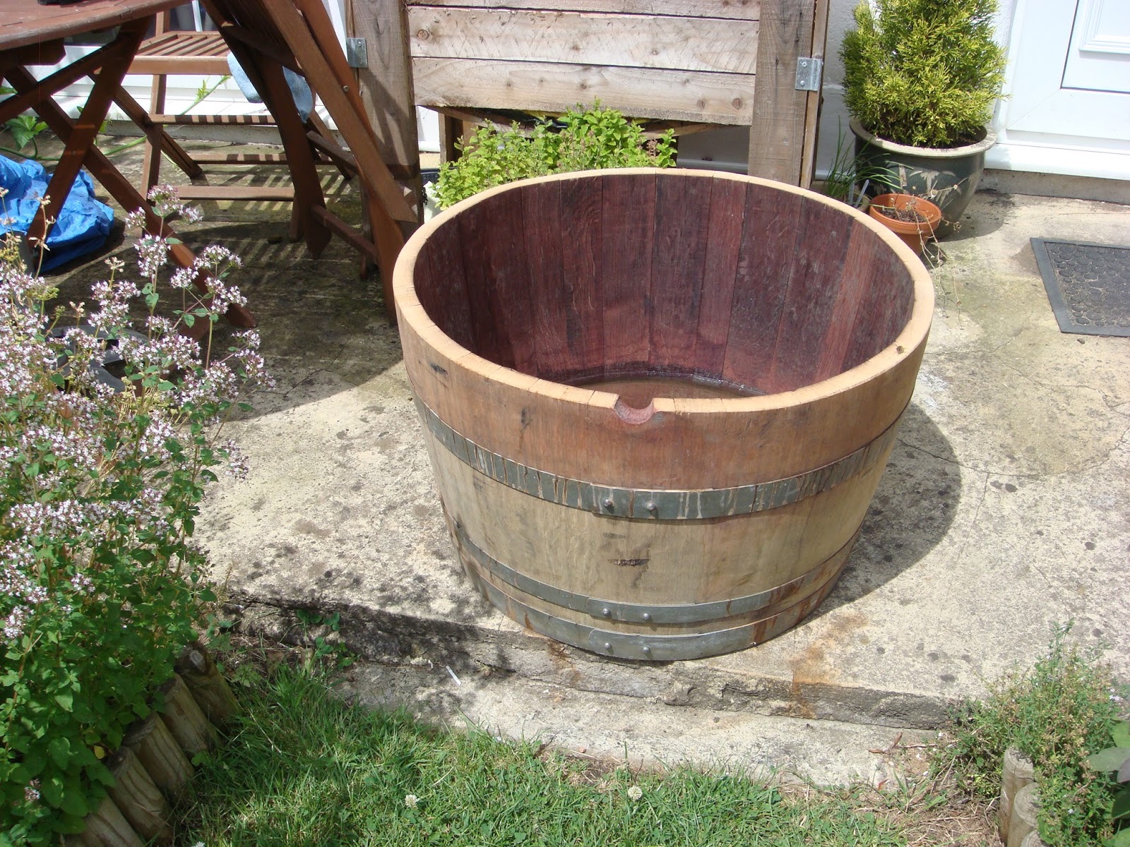 Veg patch from scratch How to make a wildlife barrel pond