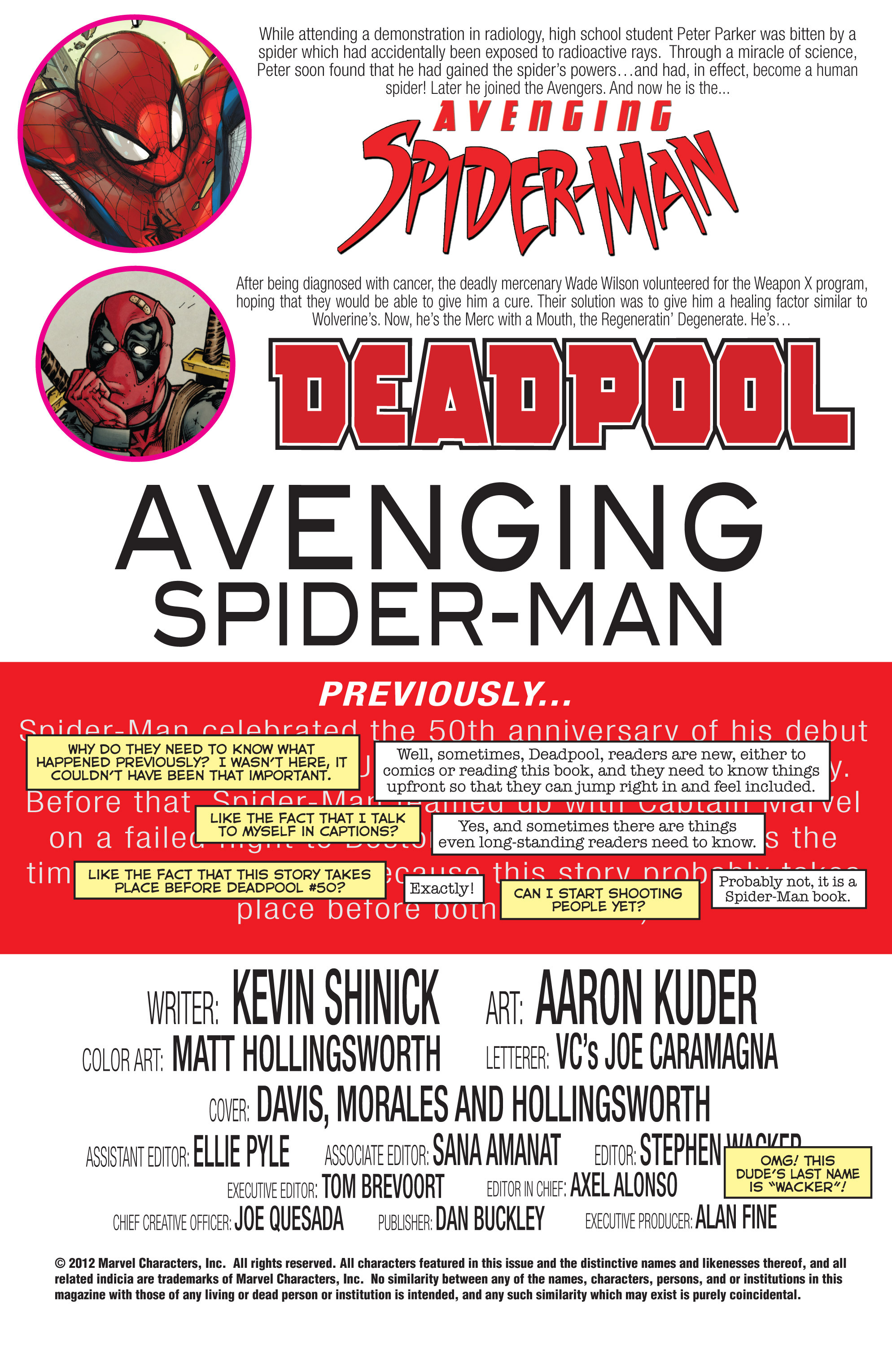 Read online Avenging Spider-Man comic -  Issue #12 - 2