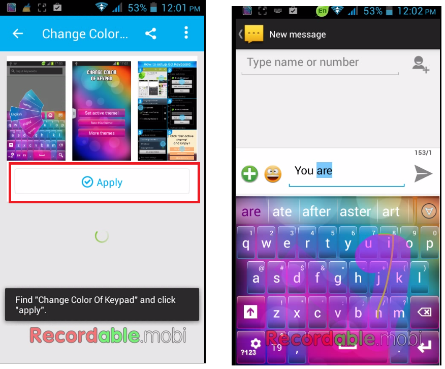 Make Your Normal Keyboard to Colourfull & Swipe  
