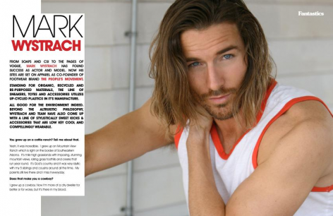 Mark Wystrach, sexy actor.