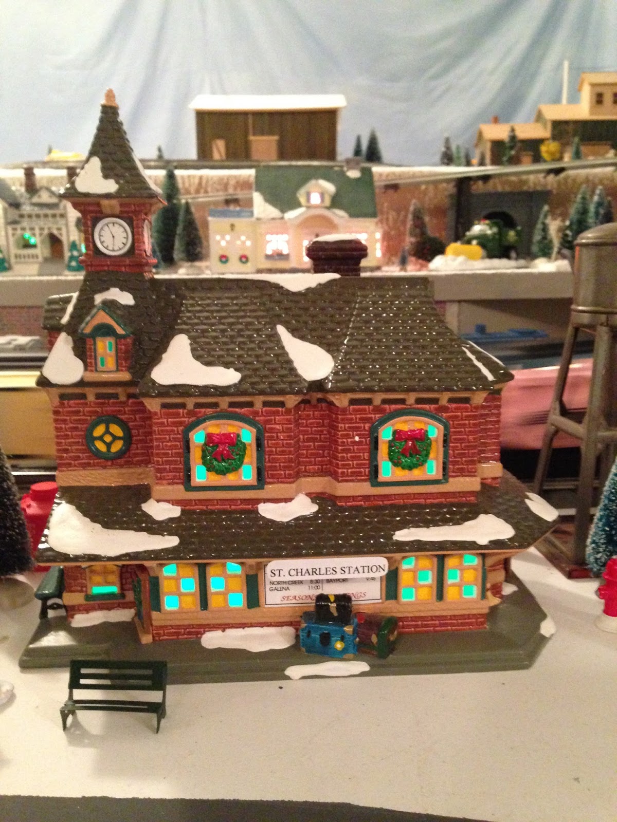 Railroad Kids St. Charles Christmas Village and Train Display