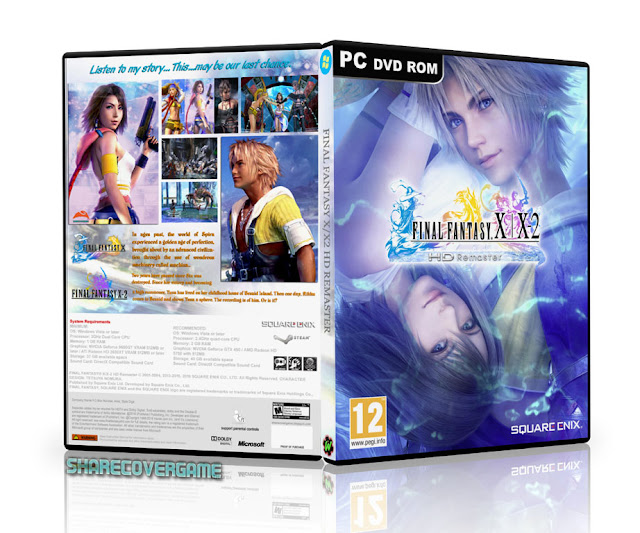 Final Fantasy x/x2 hd remaster Cover Box