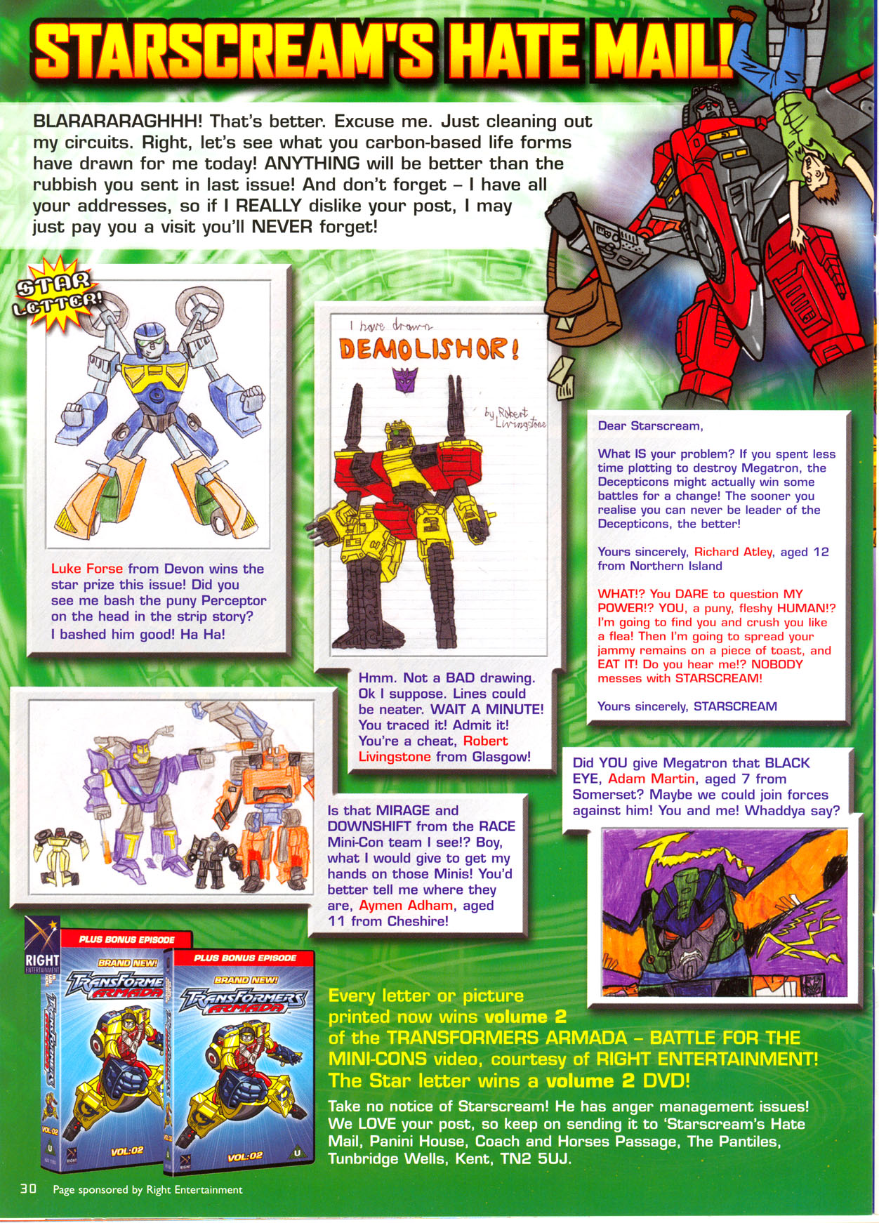 Read online Transformers: Armada (2003) comic -  Issue #7 - 23