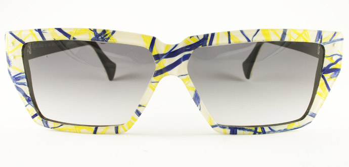 Rock Optika eyewear collection: San Remo sunglasses in feathers