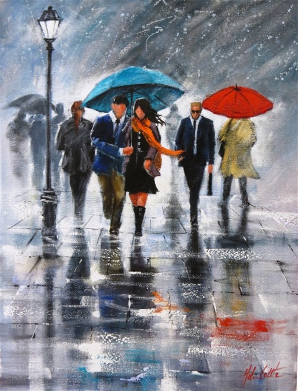 Helen Cottle | guarda-chuva vermelho