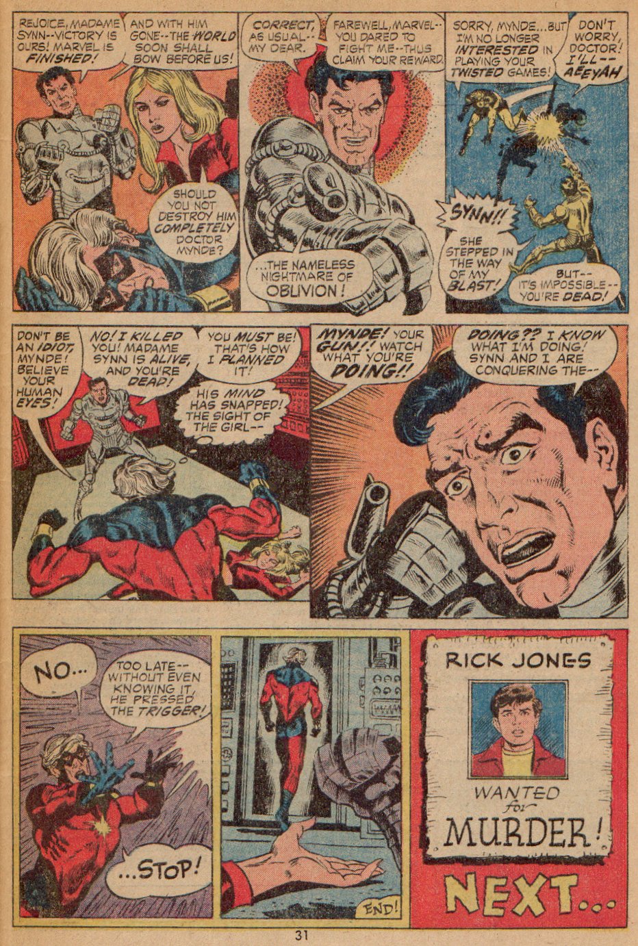 Read online Captain Marvel (1968) comic -  Issue #24 - 23