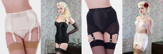 what katie did vintage style pin up girdle and garter belt