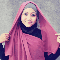 Cara Memakai Jilbab Segi Empat dengan mudah cara memakai jilbab segi empat Cara Memakai Jilbab Segi Empat