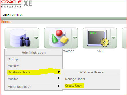 Creativetuts: How to Create Table in Oracle 10g using Browser