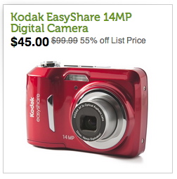 Kodak EasyShare C1530 14MP Digital Camera $45 (Reg $99.99) - Expires 5/