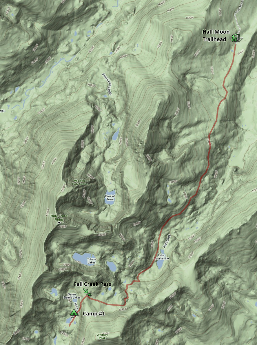 Wilderness Wanderings Holy CrossSeven Sisters Lakes (7/318/4/00)