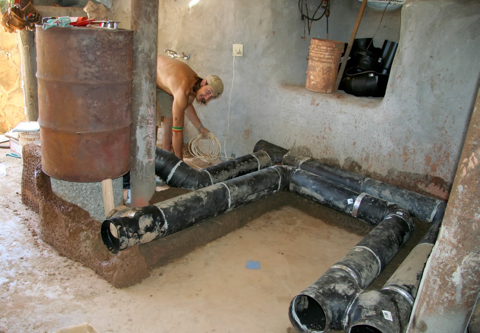 ракетная печь со столиком