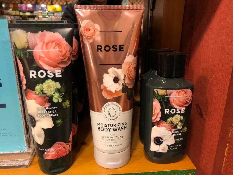 Life Inside the Page Bath & Body Works New ROSE Body Care Items