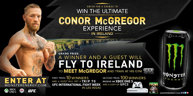 Monster Conor McGregor Experience Sweepstakes Monster Conor McGregor Experience Sweepstakes