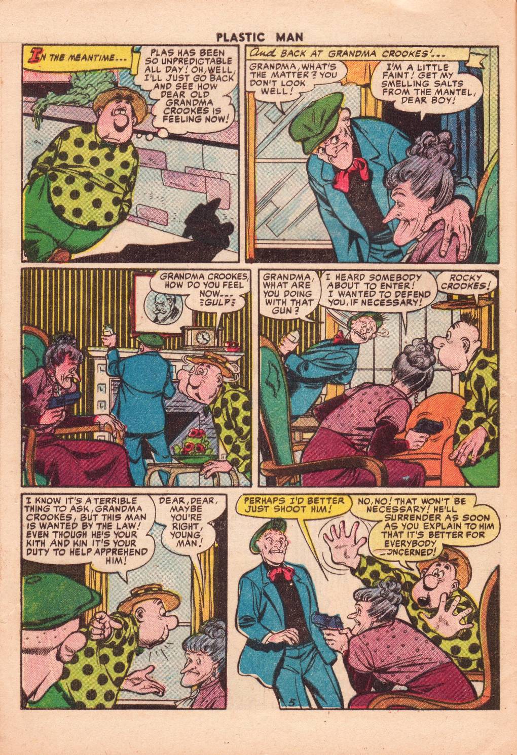 Read online Plastic Man (1943) comic -  Issue #47 - 31