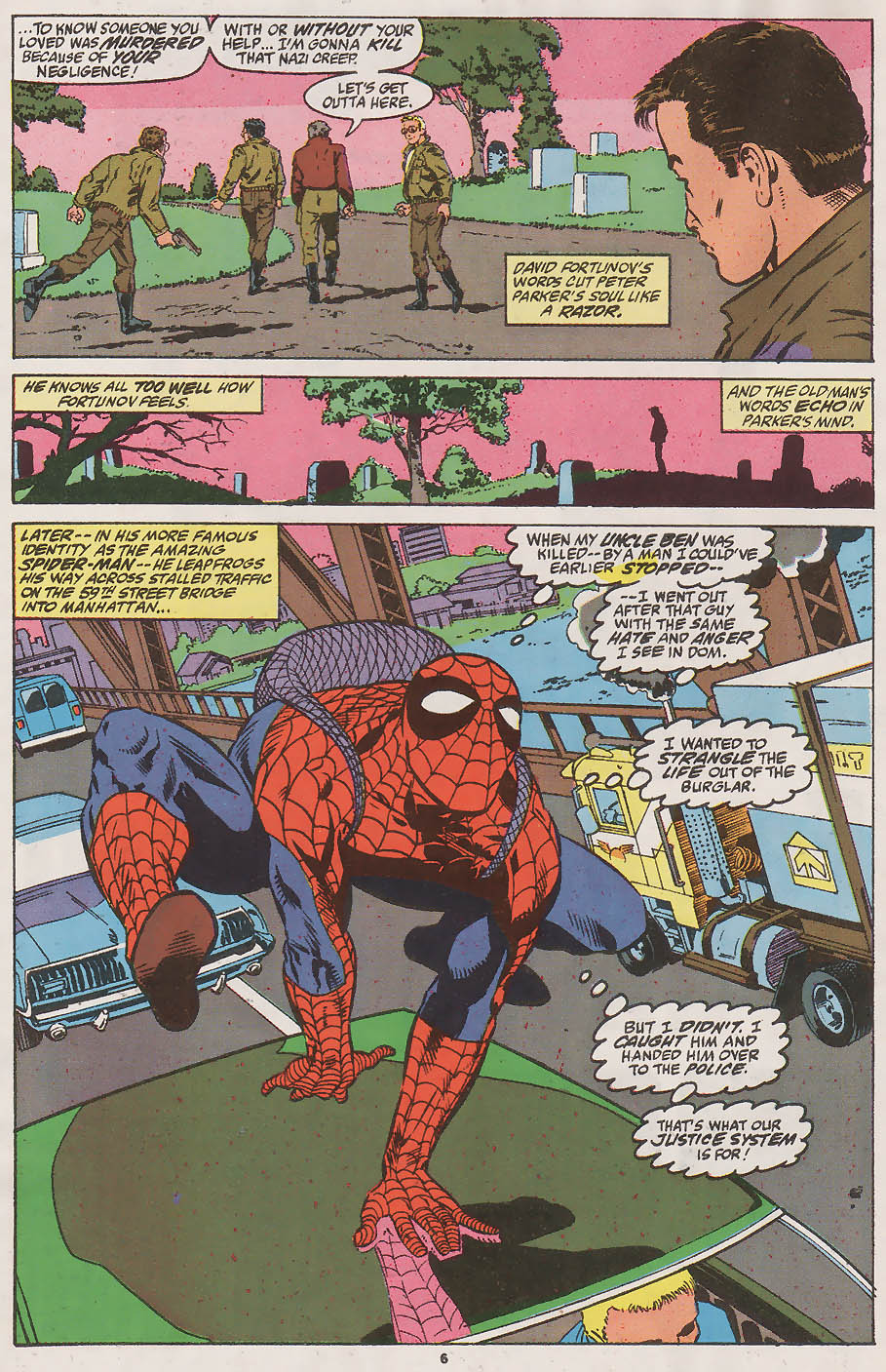 Read online Web of Spider-Man (1985) comic -  Issue #71 - 6