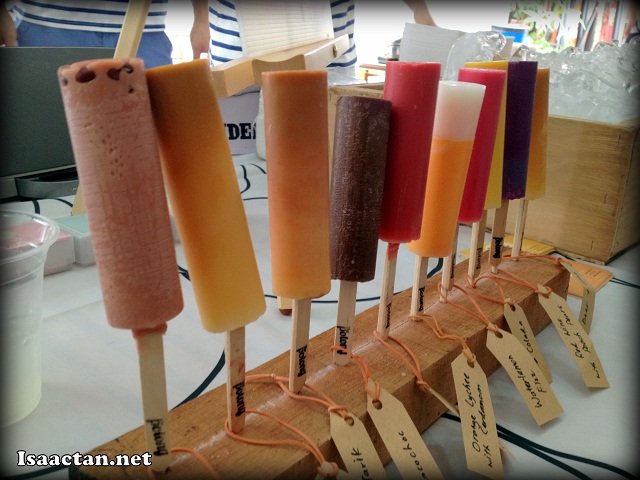 Alcoholic "Potong" Ice-creams from the Potong Stall