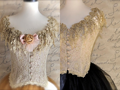 I think if you wanted a Victorian style wedding dress this bodice would be