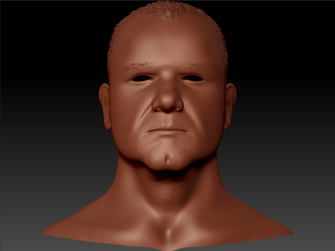 J.J.'s Character Modeler Blog Male Head Bust Photos