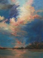 clouds paintings skies mary sky painting abstract coral maxam artist cloud acrylic landscape oil canvas fine another dailypainters marymaxam artists