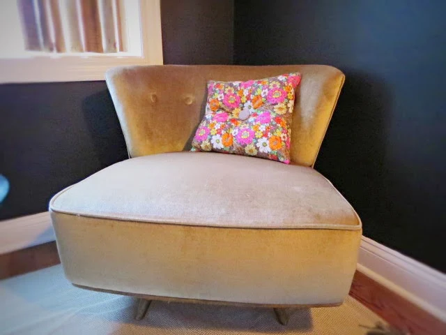 pillow on Craigslist chair