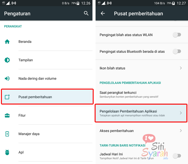 pengaturan notifikasi whatsapp di android