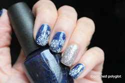 nail winter silver manicure crazies unite