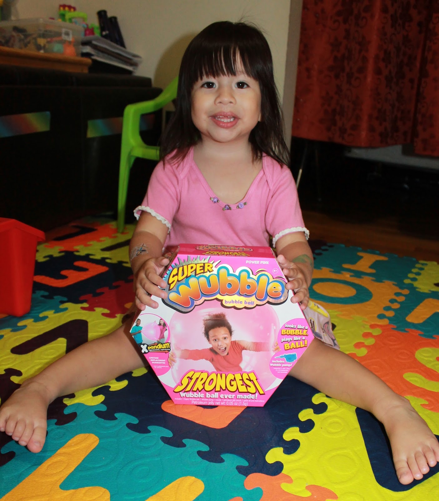 super glo wubble bubble ball