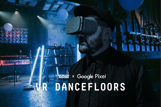 Logo VR Dancefloors  von Boiler Room und Google Pixel