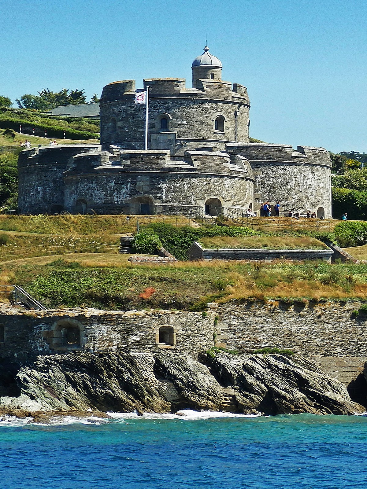 Mike's Cornwall: St. Mawes Town and Castle By Boat