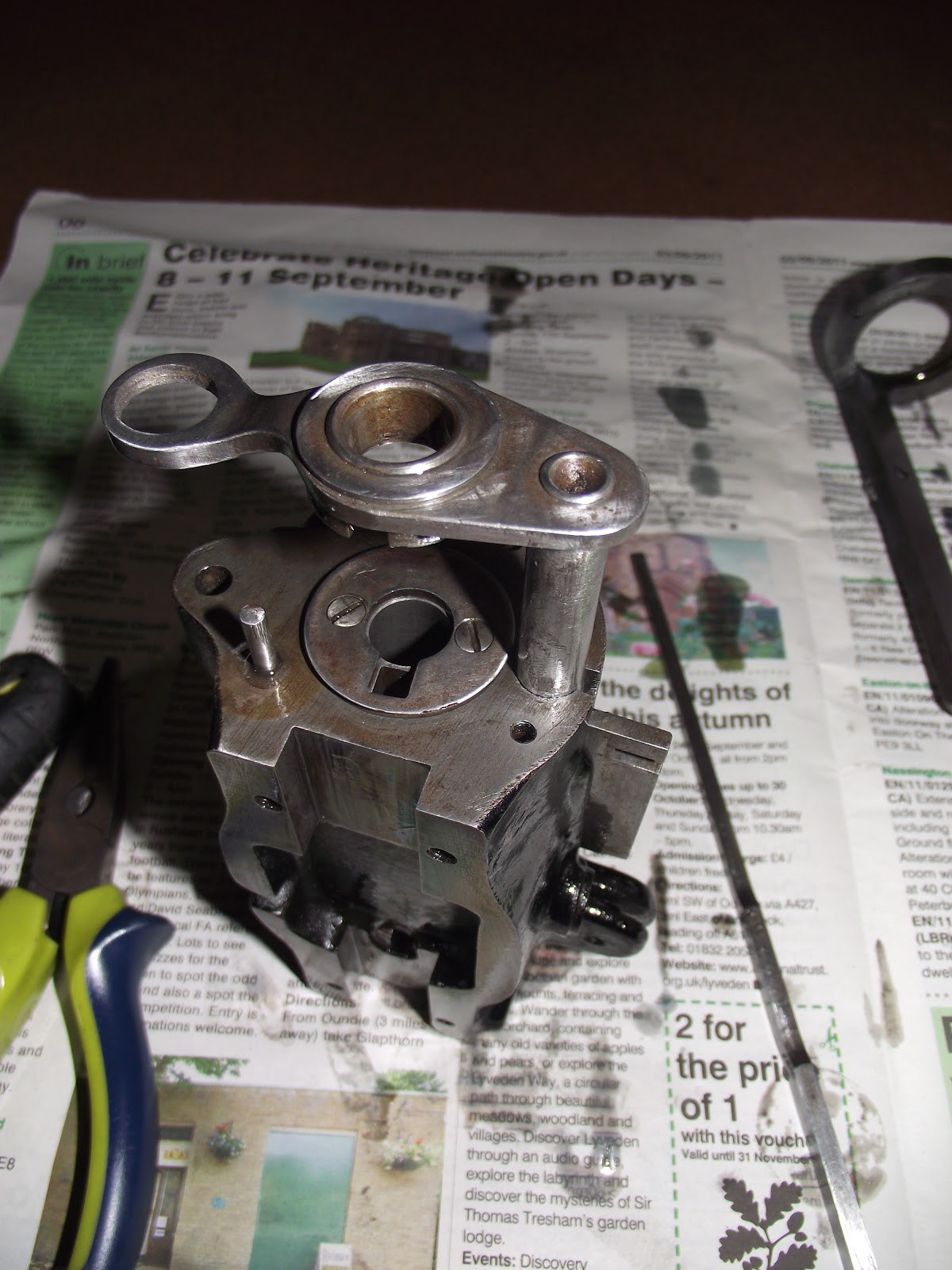 Singer 29K-15 Restoration: Head Assembly