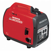 Honda EU2000i 2000 Watt Super Quiet Inverter Generator, with GX100 engine, up to 8.1 hours of operation on 1 tank of fuel, 0.95 fuel tank capacity, Recoil Starting System,  53 to 59 decibals of sound