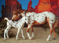 Znalezione obrazy dla zapytania Breyer Traditional Appaloosa Foals 1437