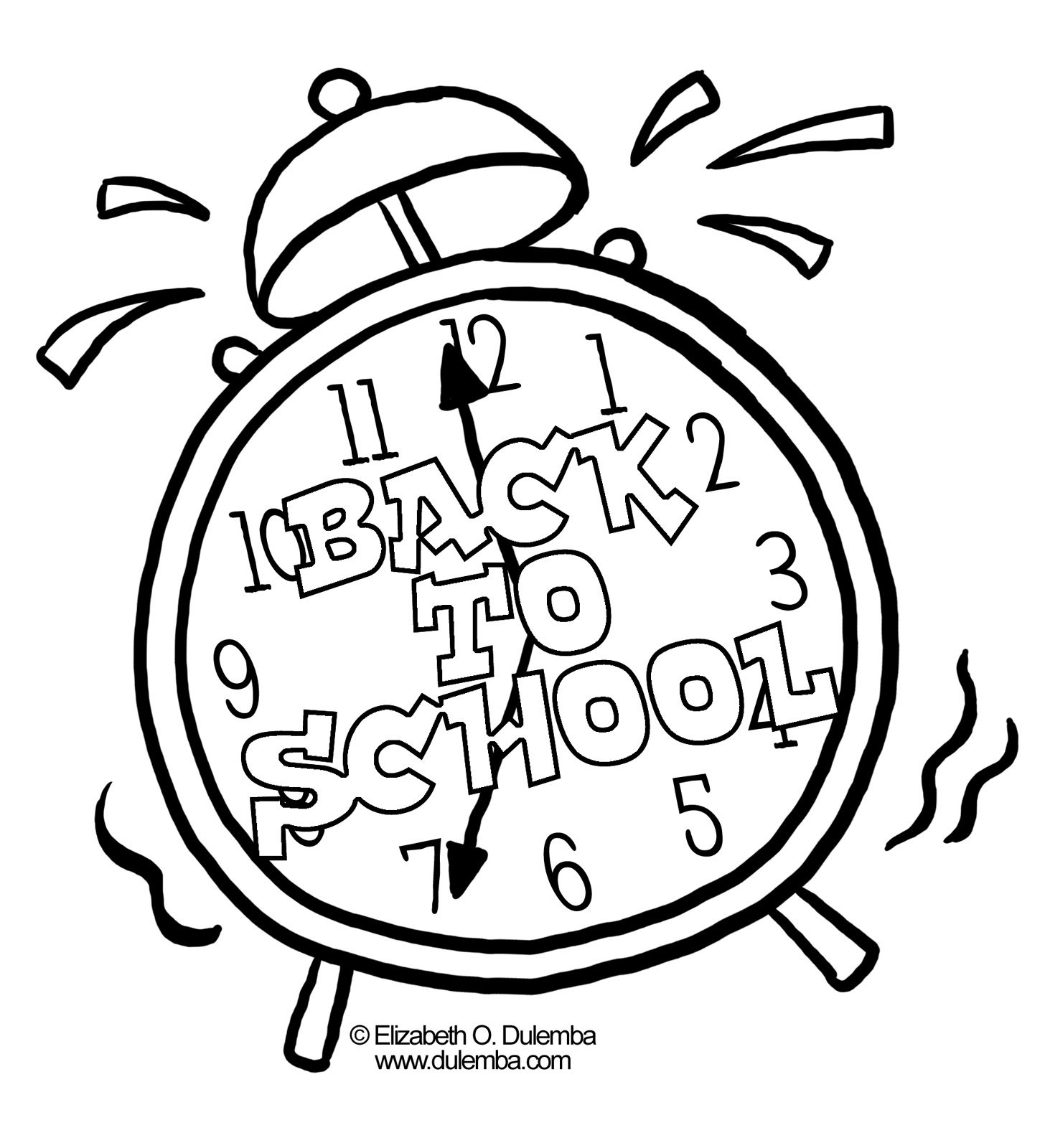 back to school coloring pages