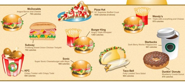 the calories problem in the fast paced world