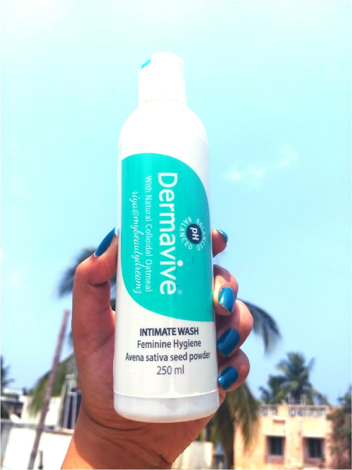 Dermavive INTIMATE WASH Feminine Hygiene Avena sativa seed powder