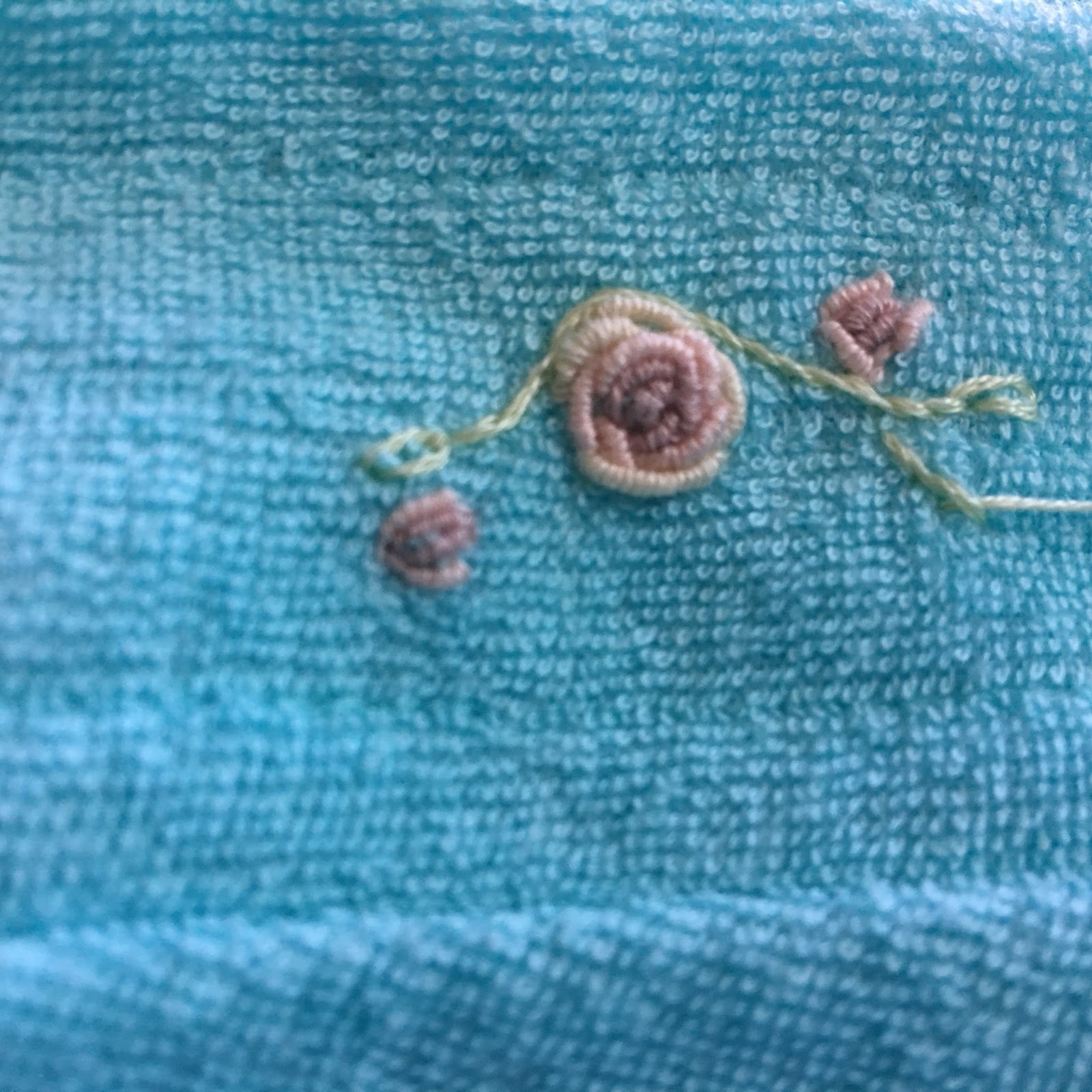 A Tray of Bliss A Homespun Year....more on embroidery...Bullion Roses...