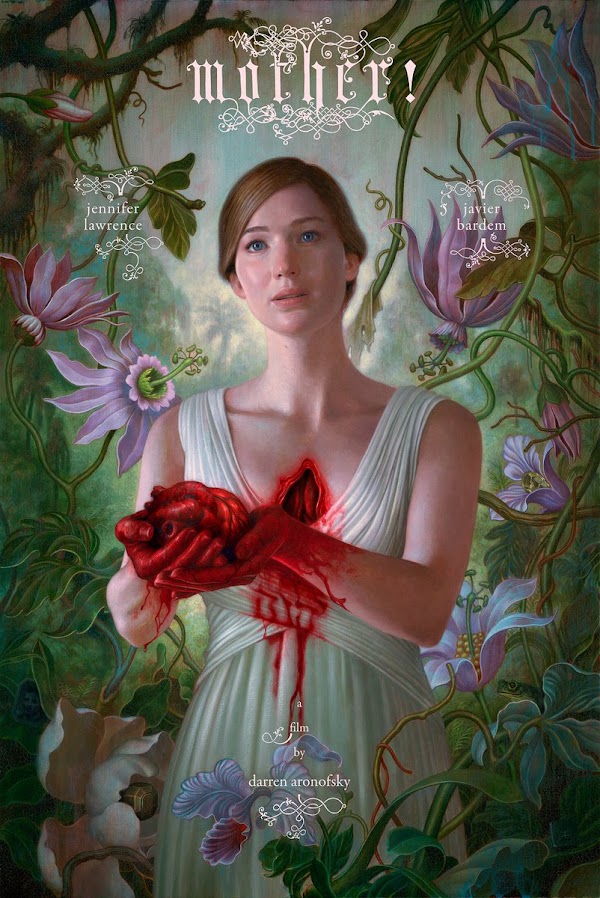Este es el cartel de ‘Mother!’, la película de Aronofsky con Jennifer Lawrence y Javier Bardem
