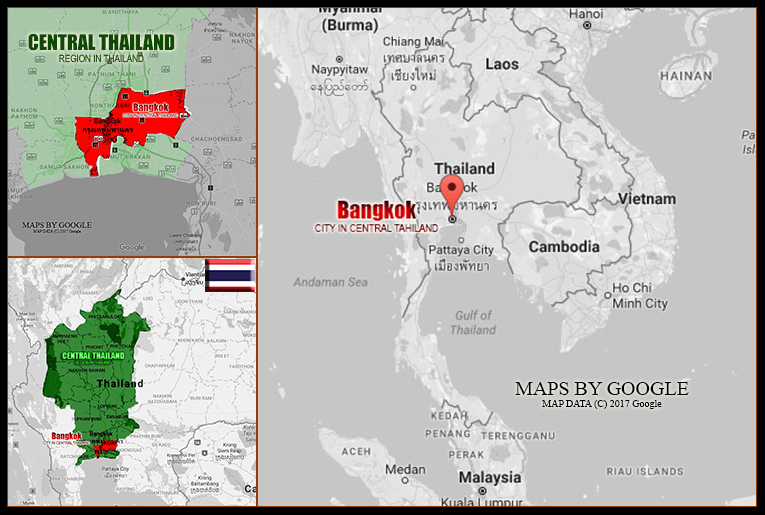 MAP OF BANGKOK