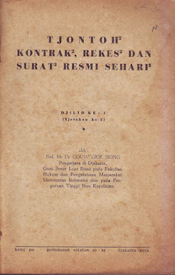 buku contoh Surat kontrak rekes dan surat resmi sehari Hari