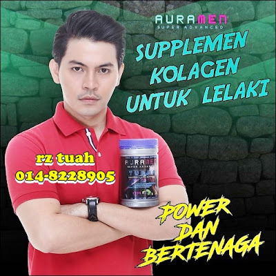 auramen collagen drink untuk lelaki